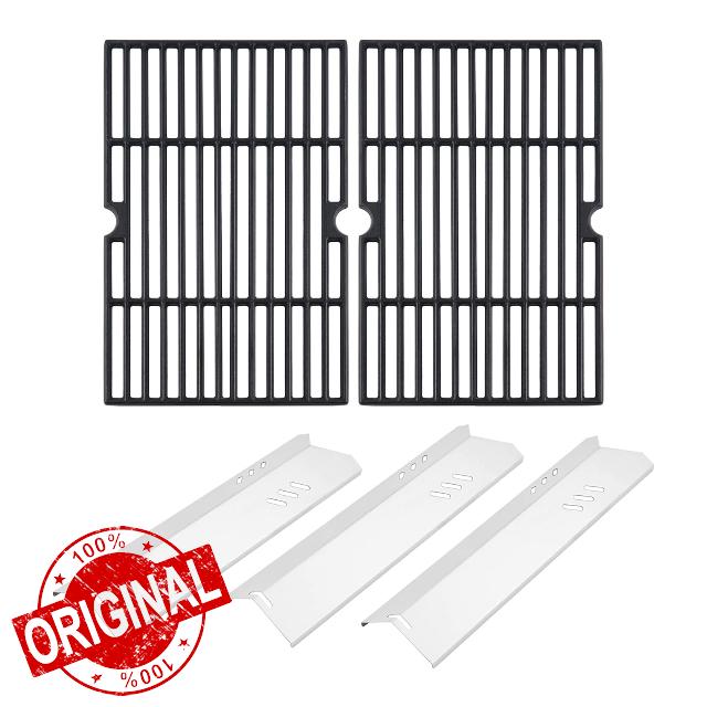 GBC1932L Grill Parts for Blue Rhino Grill Parts 3 Burner Grill Grates Heat Tents GBC1932L B0212-040 Heat Shields Plate G1707-010 Grill Grates Backyard GBC1406W 55-10-045 BBQ Grill Parts