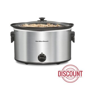 Hamilton Beach 10 Quart Slow Cooker with Folding Handles