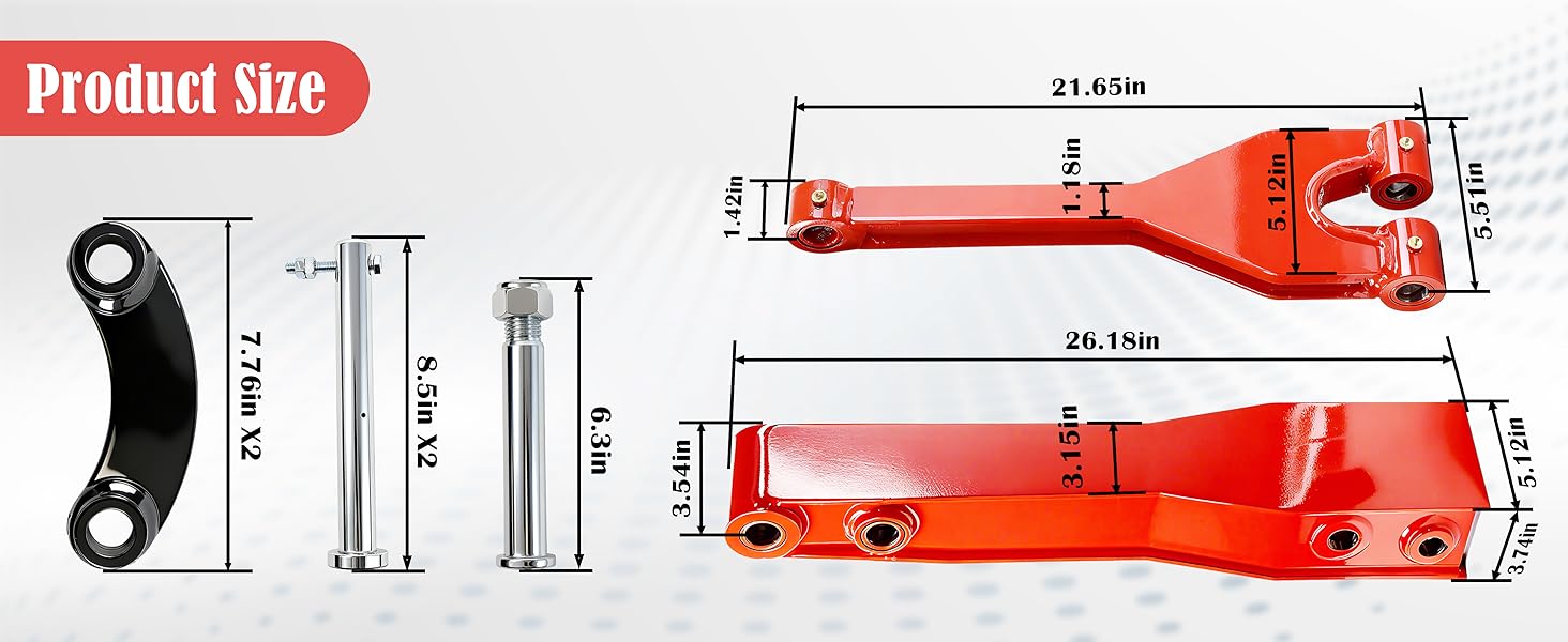 26" Mini Excavator Arm Extension