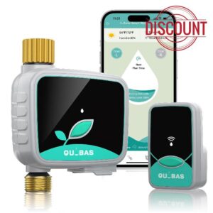 QUOBAS Smart WiFi Water Timer for Garden Hose