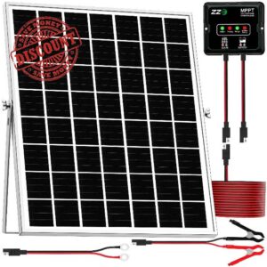 Solar Powered Battery Charger Trickle Maintainer