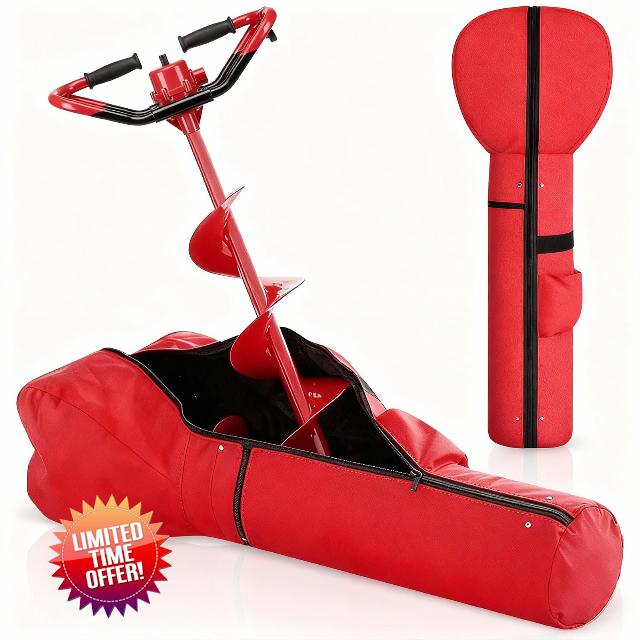 Ice Auger Carrying Bag for Ice Fishing Accessory Compatible with All Augers