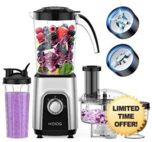 KOIOS Blender/Food Processor Combo Max 1000W