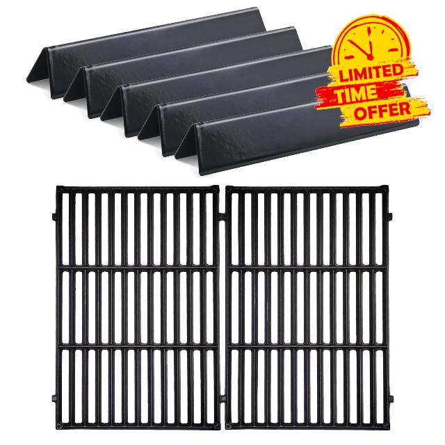 Kalomo 7638 7639 Cast Iron Grill Grates Gas Parts for Weber Spirit 2 E-310