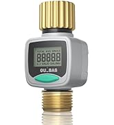 QUOBAS Lawn Sprinkler for Yard, 4 Pattern Sprinkler with 360° Adjustable, Heavy Duty Metal Spike ...