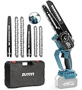 ZUYIYI 2-in-1 Cordless Pole Pruning Shears for Makita 18V Battery(NOT Included), 2.4" Cutting Dia...