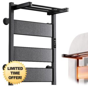 Electric Heated Towel Warmer with Heated Top Shelf