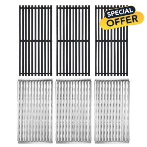 463242516 Grill Replacement Parts for Charbroil Tru Infrared Grill Grates Emitters 463355220 463367016 463242515 G474-0017-W2 G466-2400-W1 3 Burner Commercial Infrared Grates Emitter Plates