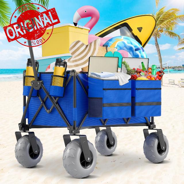 Beach Wagon with Big Wheels for Sand
