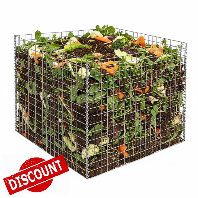 Large Mesh Compost Bin for Garden Composting