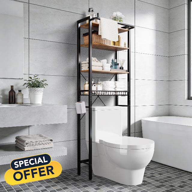 Over-The-Toilet Storage Shelf