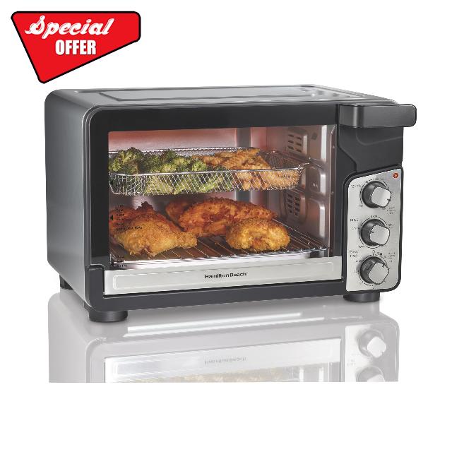 Hamilton Beach Easy View XL Toaster Oven with Sure-Crisp® Air Fry