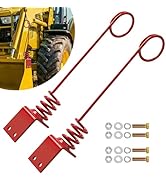 Bucket Hitch for Tractor, EBESTTECH 1PC Clamp On Trailer Hitch Receiver 2" Ball Mount Adapter Com...