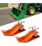 EBESTTECH Tractor Bucket Protector, 2PCS Heavy Duty Steel 5” Wide Skid Edge Bucket Edge Protector...