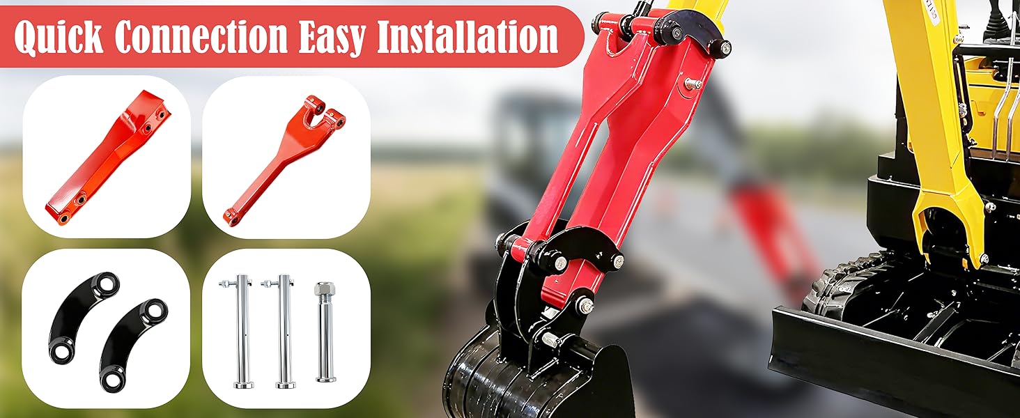 26" Mini Excavator Arm Extension