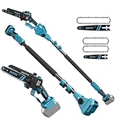 ZUYIYI Mini Chainsaw 6 Inch Cordless for Makita 18V Battery, Brushless Handheld Small Chain Saw w...