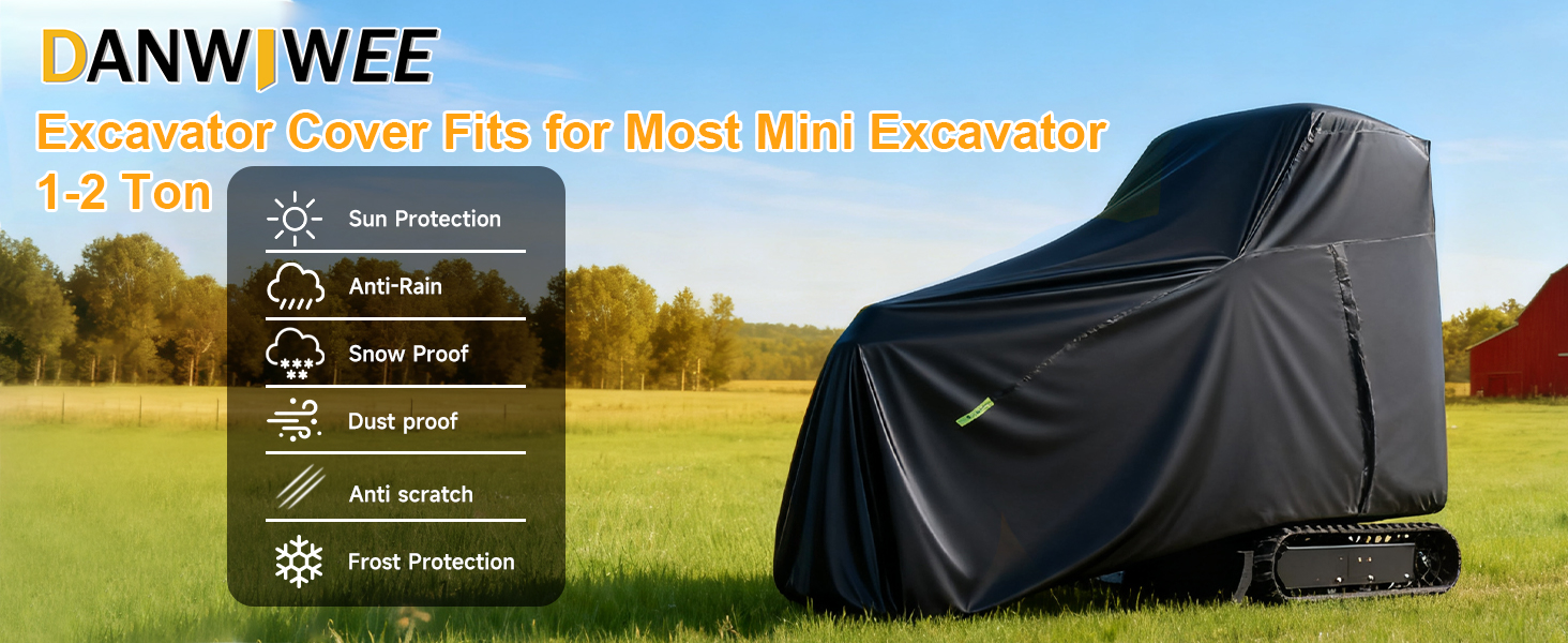 mini excavator cover