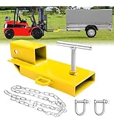 Forklift Trailer Hitch Attachment, EBESTTECH 1PC Fork Trailer Hitch Attachment 2" Receiver Traile...