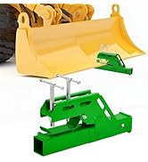 EBESTTECH Tractor Bucket Receiver Hitch 2 inch Clamp on Trailer Hitch for Tractor Non-Slip Bucket...