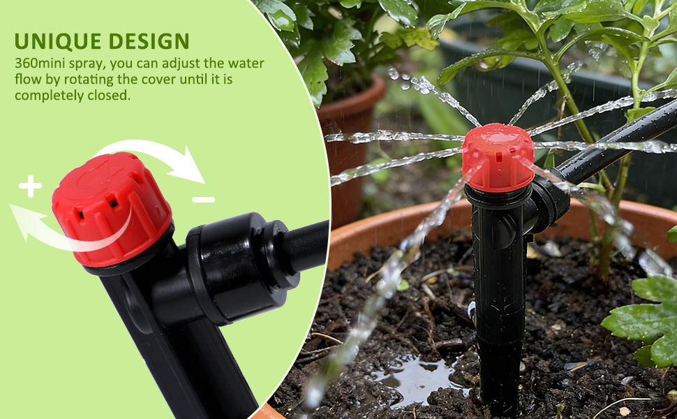 300FT Drip Irrigation System Kit