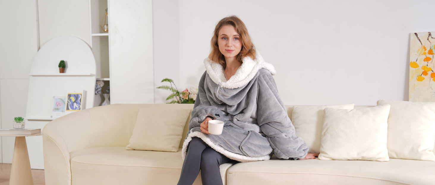 wearable heated blanket