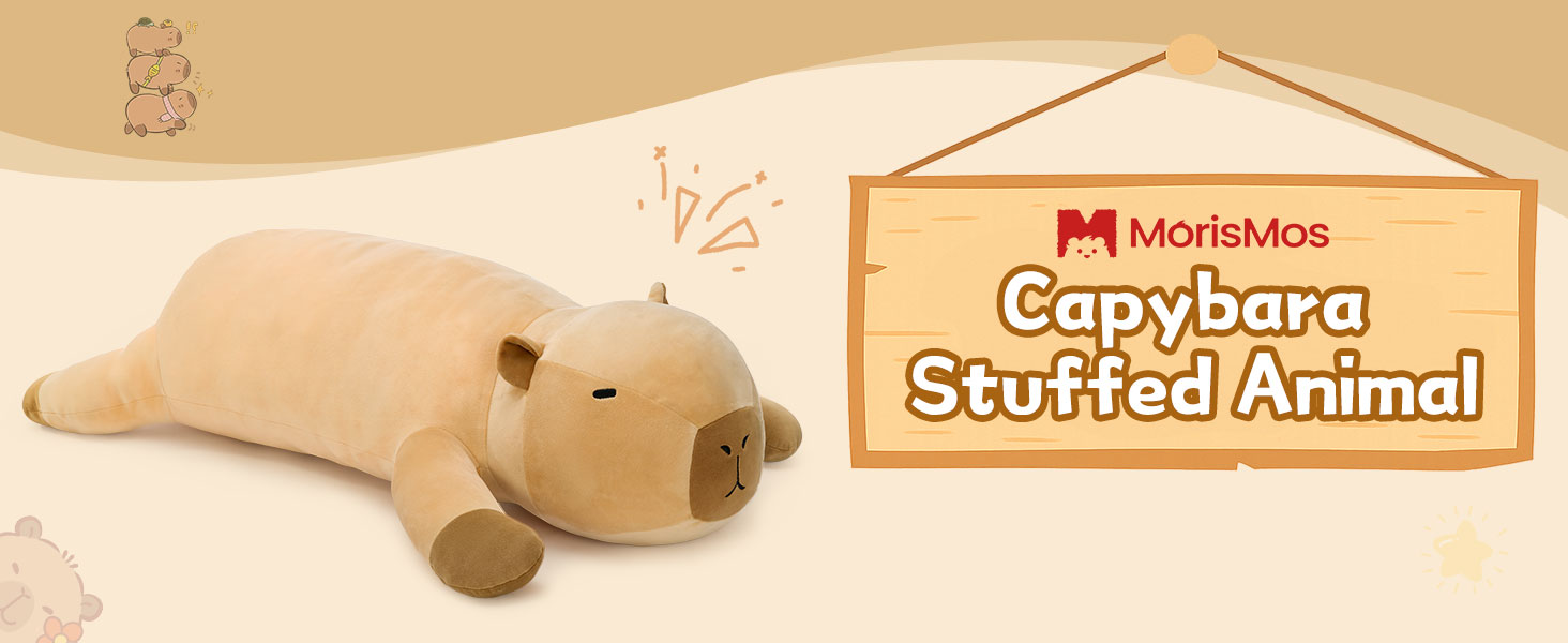 43.3" Capybara Plush Pillow
