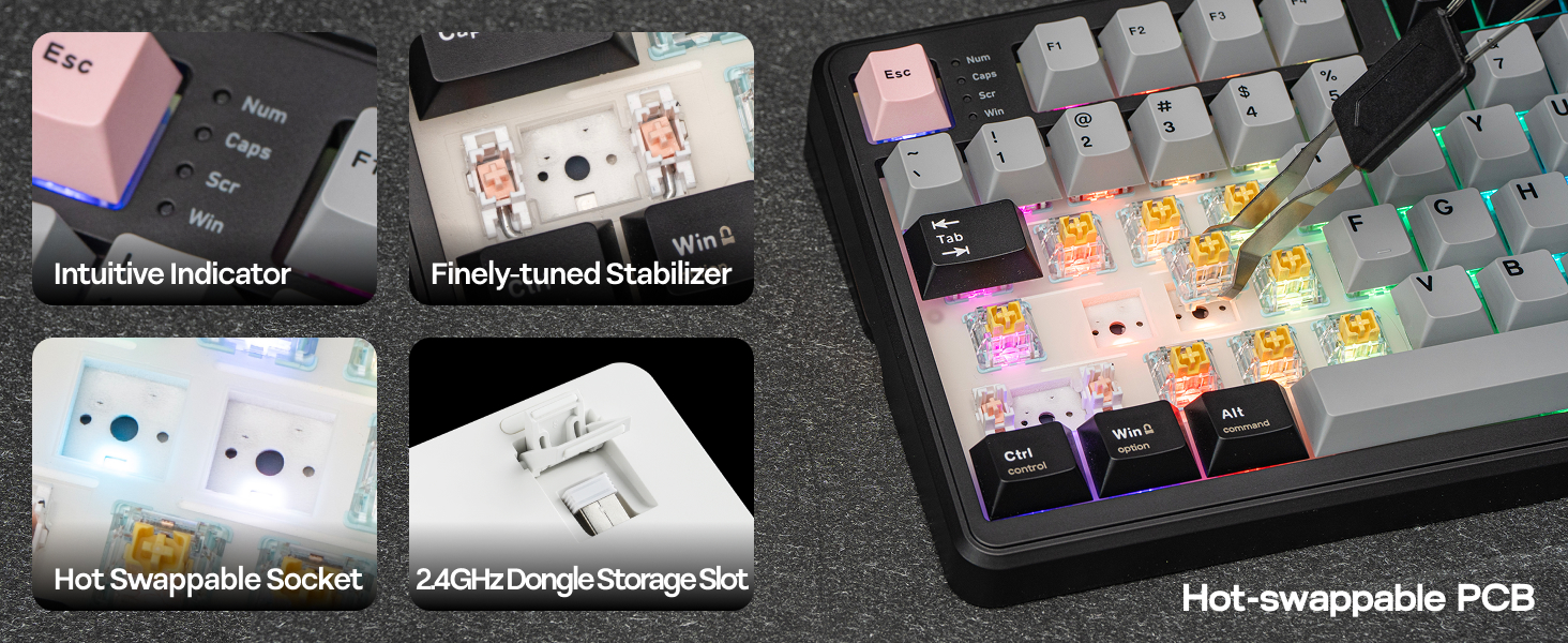 EPOMAKER TH99PRO Wireless Gaming Keyboard