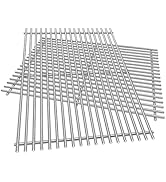Dictirdy GS4 Grill Parts Cast Iron Grill Grates for Weber Genesis II E-410 S-410 E-435 S-435 Stai...