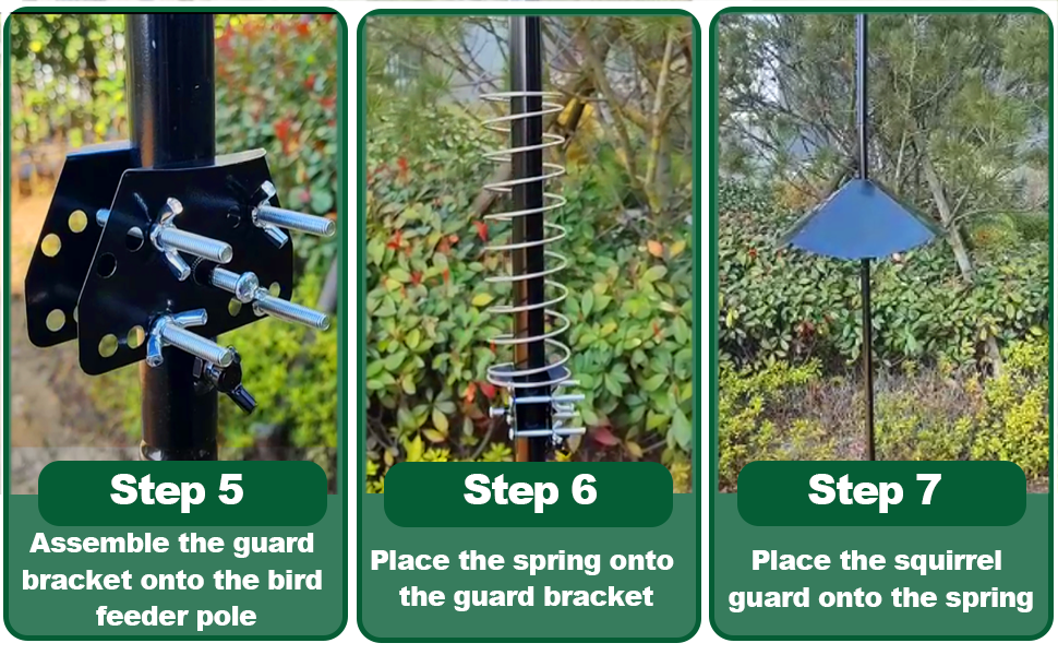 bird feeder poles for outdoors heavy duty