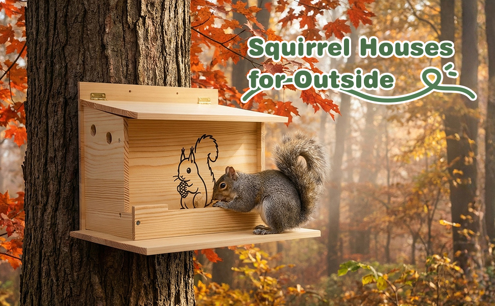 Squirrel Houses for Outside
