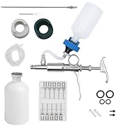 50ML Long Arms Livestock Syringe Gun, Cattle for Long Handle Syringes 5 Gears Adjustable Continuo...