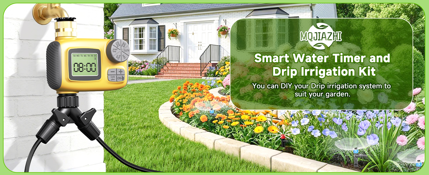 automatic drip irrigation timer system