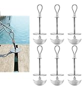Chonway Trailer Deck Dock Anchors Between Boards - 304 Stainless Steel Quick Tie Down Anchors Dec...