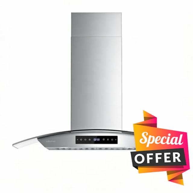 30 Inch Island Range Hood Ceiling Mount