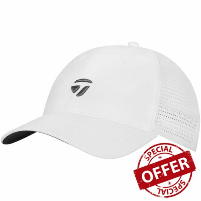 TaylorMade Golf 2026 Hamptons Perforated Hat Light Green Adjustable