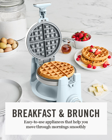 Martha Stewart Rotating Waffle Maker, 180&deg; Flip Iron with PFAS-Free Nonstick Plates, Adjustable T...