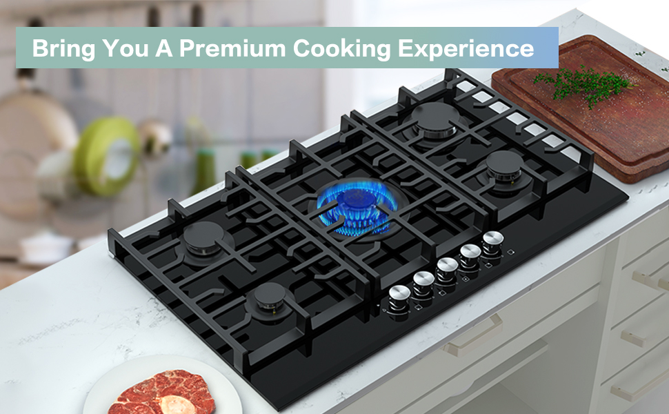 34x20 built in gas cooktop
