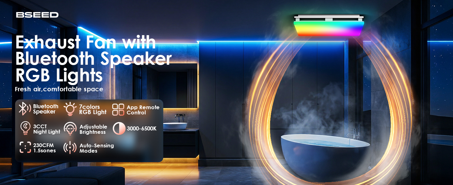 smart exhaust fan with bluetooth