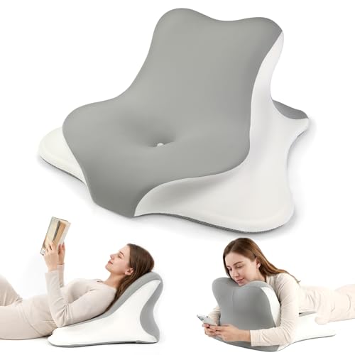 Ergonomic Memory Foam Reading Support Pillow with Arm & Body Support