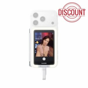 Insta360 Snap Selfie Screen with Light - 4K Magnetic Selfie Monitor Screen for Selfie