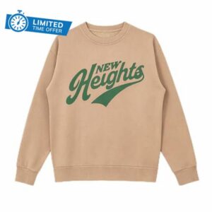 New Heights with Jason & Travis Kelce Script Logo Crewneck Sweatshirt