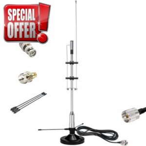 25-3000MHz Desktop Police Scanner Antenna Magnetic Base