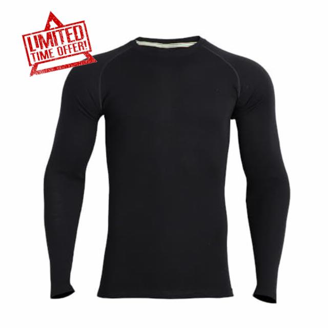 100% Merino Wool Base Layer Men