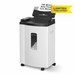 Wingwise 150 Sheet Auto-Feed Paper Shredder