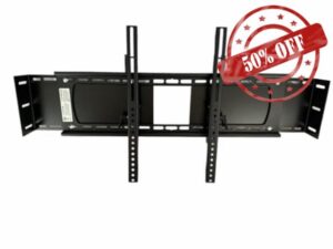 Fireplace Nook TV Mount - Black Version - Fits All Plasma/LCD/LED Tilt or Flat 32-80"