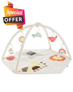Skip Hop Baby Play Gym 3-in-1 Sensory Tummy Time Activity Mat with 17+ Skill-Building Developmental Activities