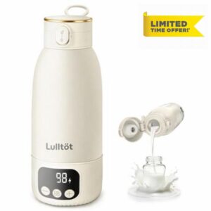 Portable Bottle Warmer for Travel Fast Baby Milk Warmer On-the-Go Breastmilk Warmer for Formula & Water
