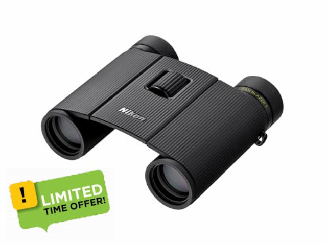Nikon Trailblazer II 8x25 | Ultra-Compact Waterproof and Fogproof Travel Binoculars with Multilayer-Coated Optics and Rubber-Armored Body