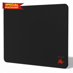 Glass Mousepad for Gaming | 2mm Ultra-Thin Hard Gaming Mousepad | Mouse Pad for Esport 12.2"x16.1" | Tempered Glass Ultra-Smooth AF Surface | Precise Tracking