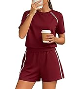 PRETTYGARDEN Shorts Sets Women 2 Piece Outfits Summer 2026 Matching Workout Athletic Clothing Cas...